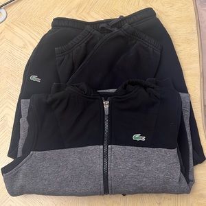 Lacoste Kids Sweatsuit - Classic Logo - Black